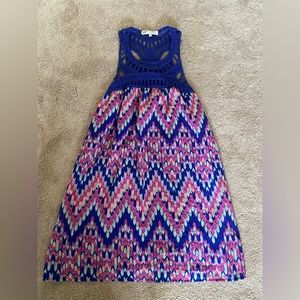 Jolt Multi-color Dress With Slip